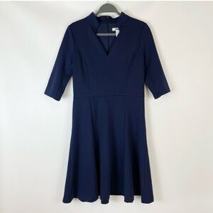 NWOT White House Black Market Blue Dress 8